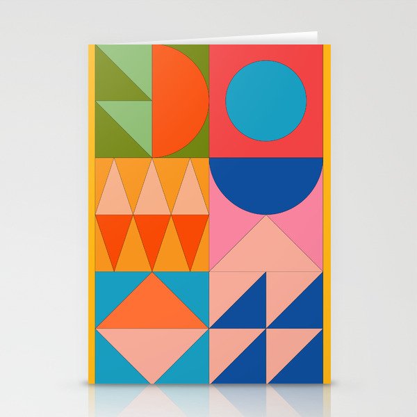 Geometric Shapes 237 Stationery Card Gallery Image 2