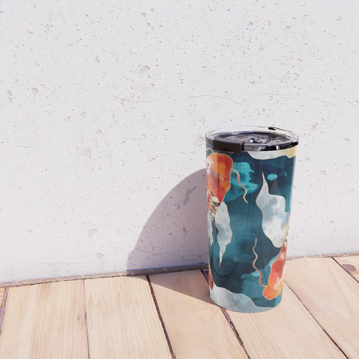 Metallic Koi II Travel Mug Gallery Image 4