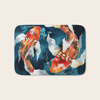 Metallic Koi II Bath Mat Gallery Image 1