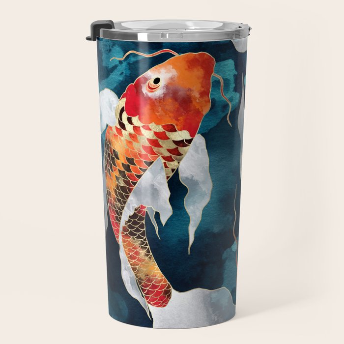 Metallic Koi II Travel Mug Gallery Image 3