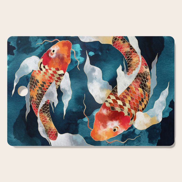 Metallic Koi II Cutting Board Gallery Image 1