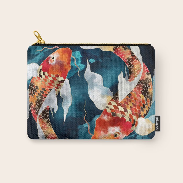 Metallic Koi II Carry All Pouch Gallery Image 1