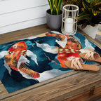 Metallic Koi II Outdoor Rug Gallery Image 2