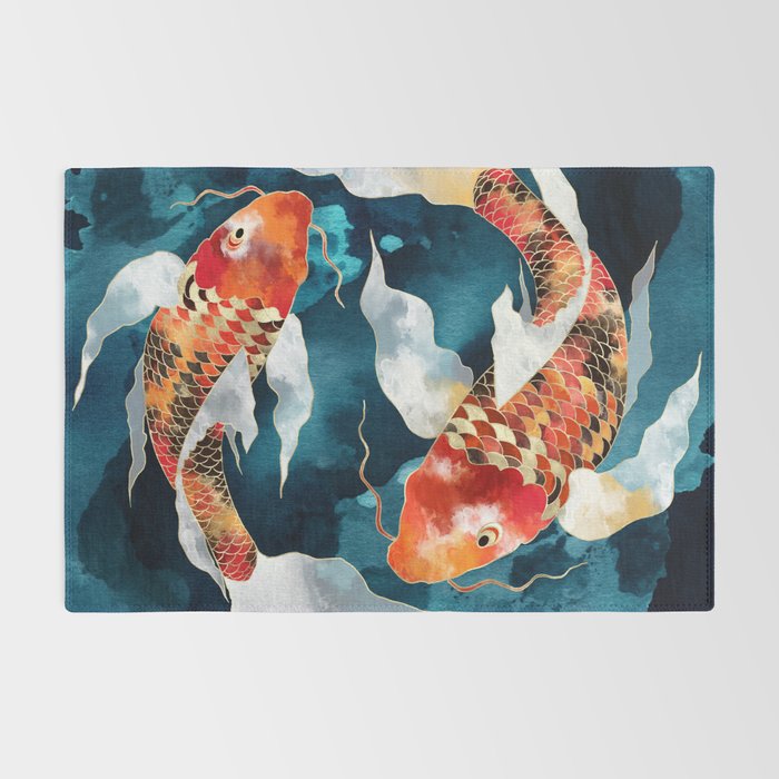 Metallic Koi II Rug Gallery Image 2