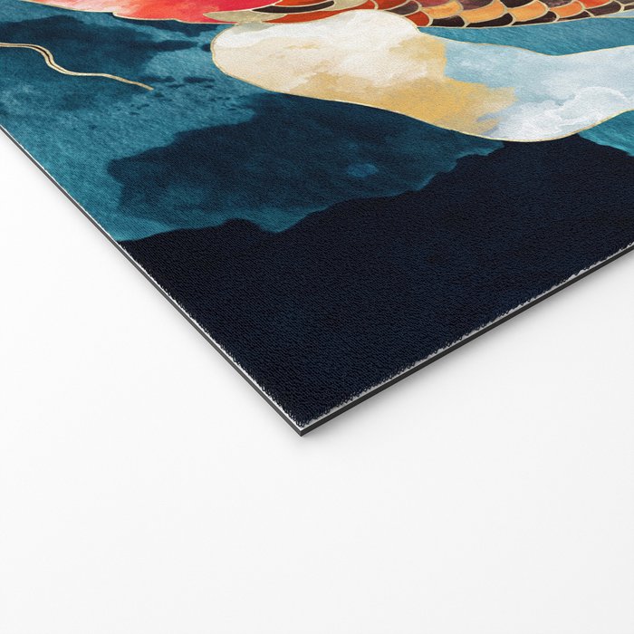 Metallic Koi II Welcome Mat Gallery Image 2