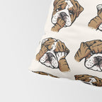 No Evil English Bulldog Pillow Sham Gallery Image 4