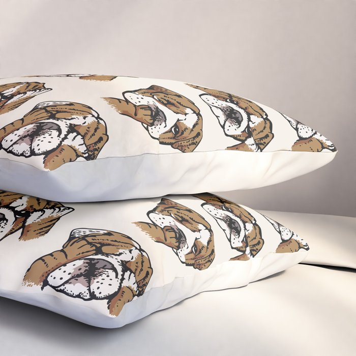 No Evil English Bulldog Pillow Sham Gallery Image 3