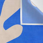 Chathams Blue: Wild Leaf | Matisse Foliage Paper Cutouts 02 Wall Tapestry Gallery Image 3