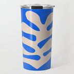 Chathams Blue: Wild Leaf | Matisse Foliage Paper Cutouts 02 Travel Mug Gallery Image 1