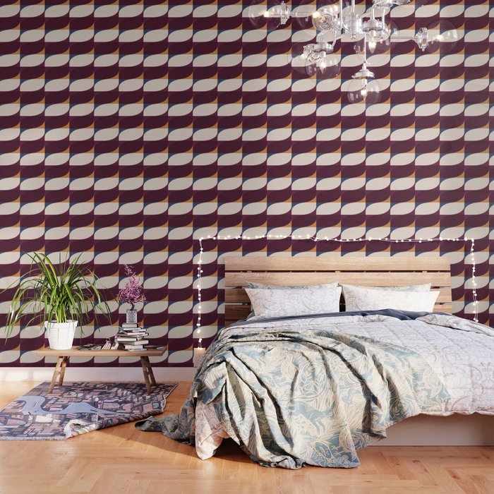 Almond Shapes Pattern III Wallpaper Gallery Image 3