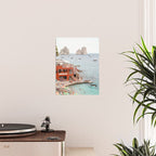 Capri Island Summer Photo | Bagni di Maria Beach Club Art Print | Italy Landscape Travel Photography Poster Gallery Image 2