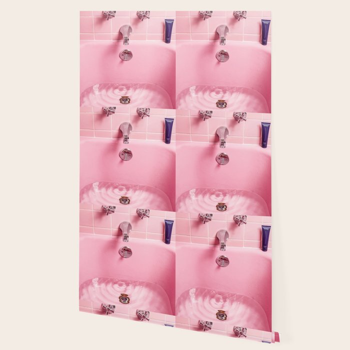 Pink Bathtub Wallpaper Gallery Image 2