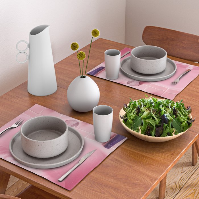 Pink Bathtub Placemat Gallery Image 2