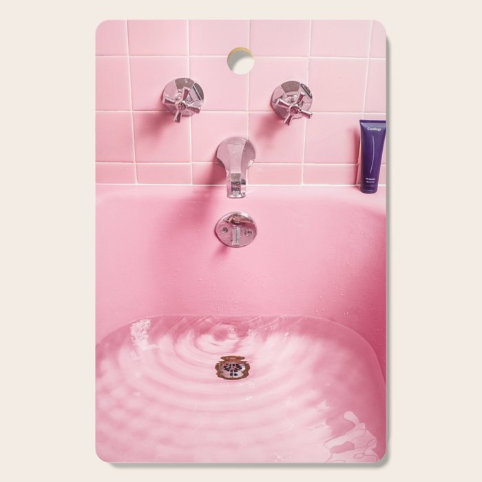 Pink Bathtub Cutting Board Gallery Image 1