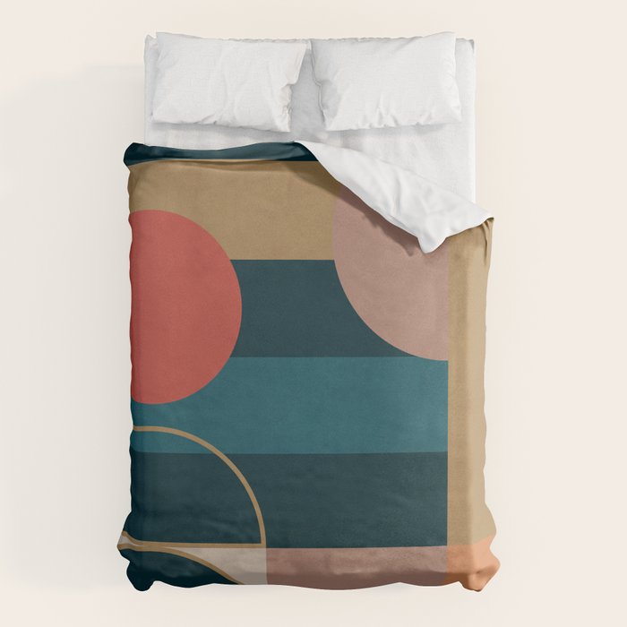 Geometric Abstraction 183 Duvet Cover Gallery Image 6