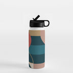 Geometric Abstraction 183 Water Bottle Gallery Image 1