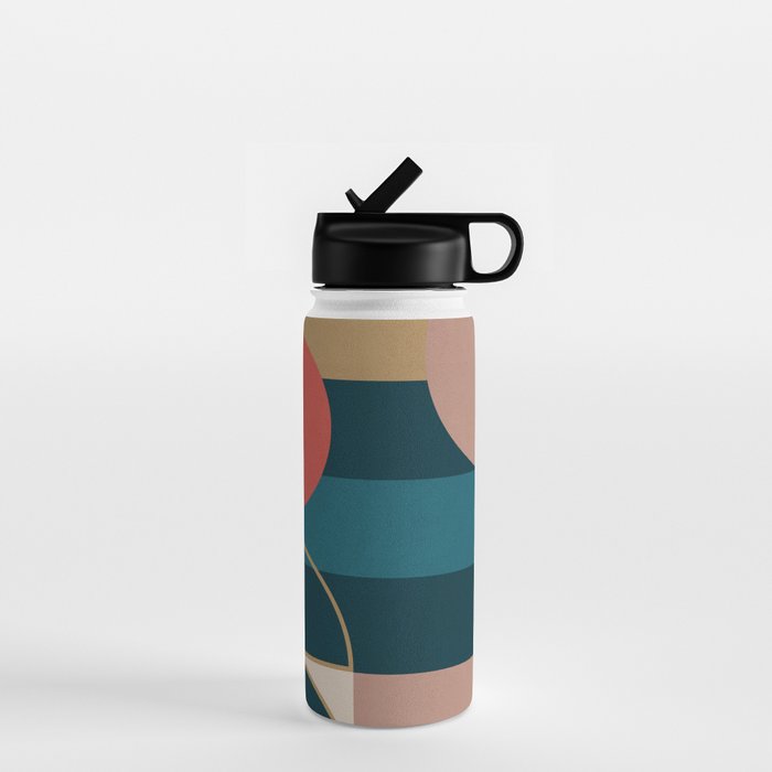 Geometric Abstraction 183 Water Bottle Gallery Image 1