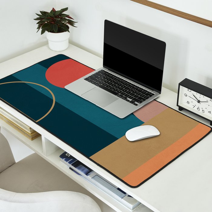 Geometric Abstraction 183 Desk Mat Gallery Image 2