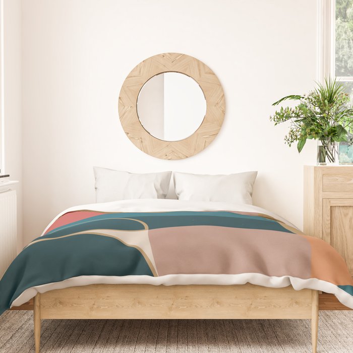 Geometric Abstraction 183 Duvet Cover Gallery Image 3