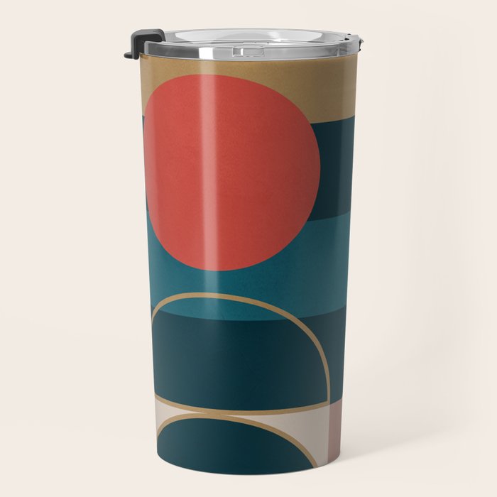 Geometric Abstraction 183 Travel Mug Gallery Image 3