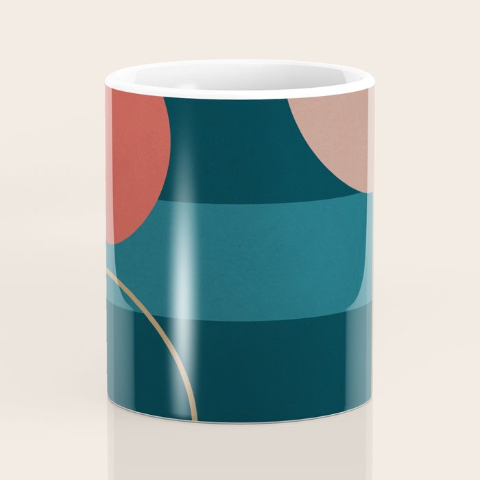 Geometric Abstraction 183 Coffee Mug Gallery Image 4