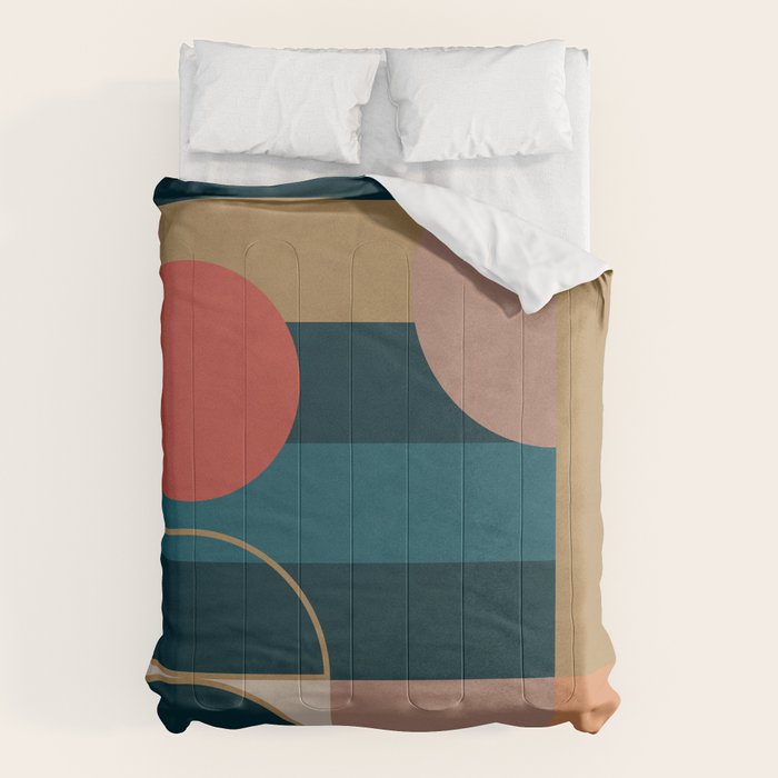 Geometric Abstraction 183 Comforter Gallery Image 1