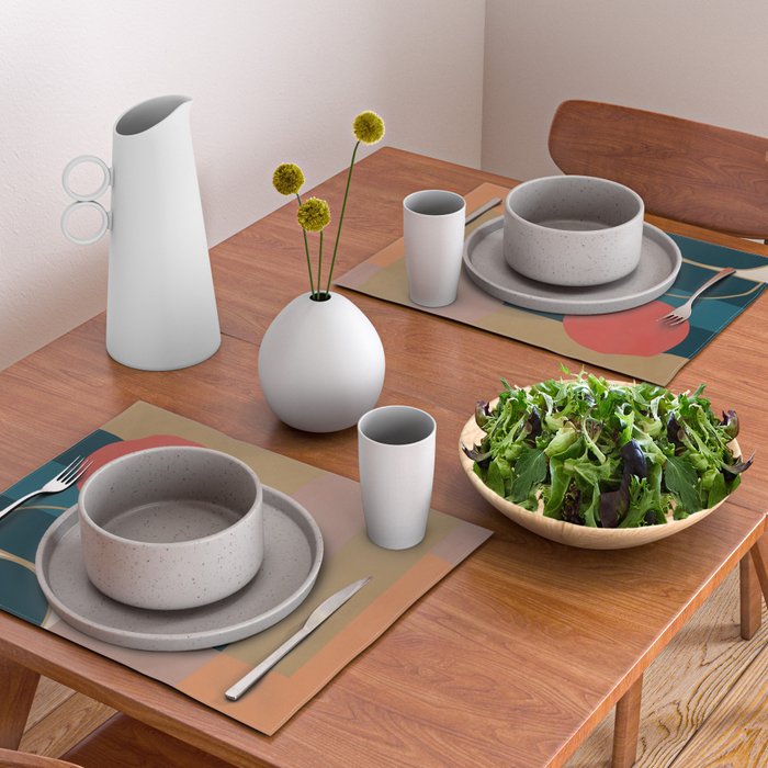 Geometric Abstraction 183 Placemat Gallery Image 2