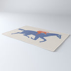 Blue horse Rug Gallery Image 3