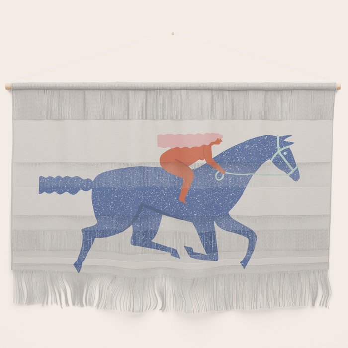 Blue horse Wall Hanging Gallery Image 1