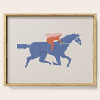 Blue horse Serving Tray Gallery Image 1