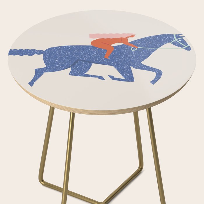 Blue horse Side Table Gallery Image 2