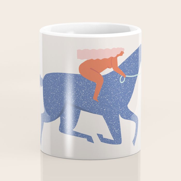 Blue horse Coffee Mug Gallery Image 4