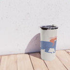 Blue horse Travel Mug Gallery Image 4