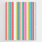 Classic Stripes II - 60s Candy Rainbow Jigsaw Puzzle Gallery Image 1