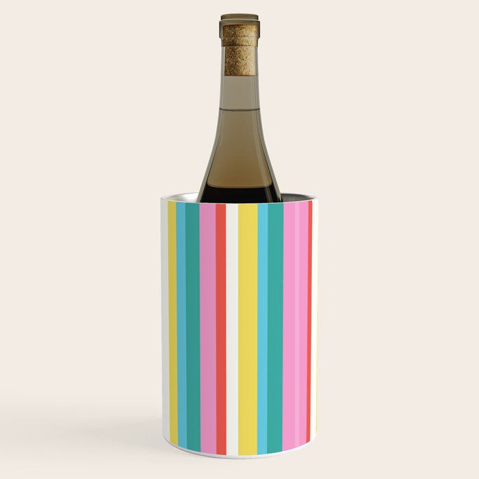 Classic Stripes II - 60s Candy Rainbow Wine Chiller Gallery Image 1