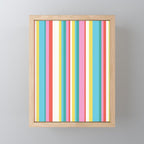 Classic Stripes II - 60s Candy Rainbow Mini Art Print Gallery Image 1