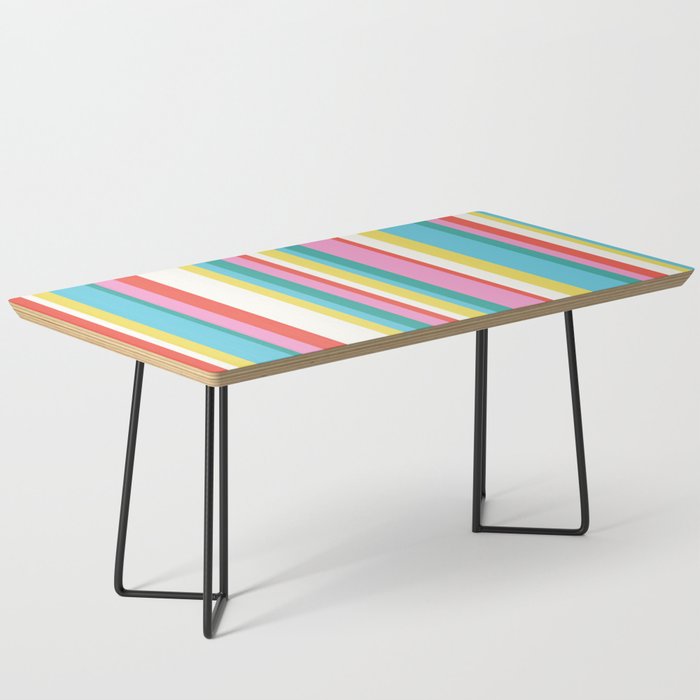 Classic Stripes II - 60s Candy Rainbow Coffee Table Gallery Image 1