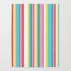 Classic Stripes II - 60s Candy Rainbow Poster Gallery Image 4