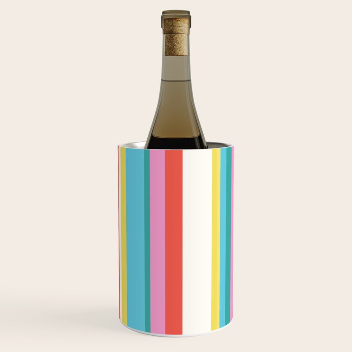 Classic Stripes II - 60s Candy Rainbow Wine Chiller Gallery Image 2