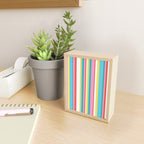 Classic Stripes II - 60s Candy Rainbow Mini Art Print Gallery Image 2