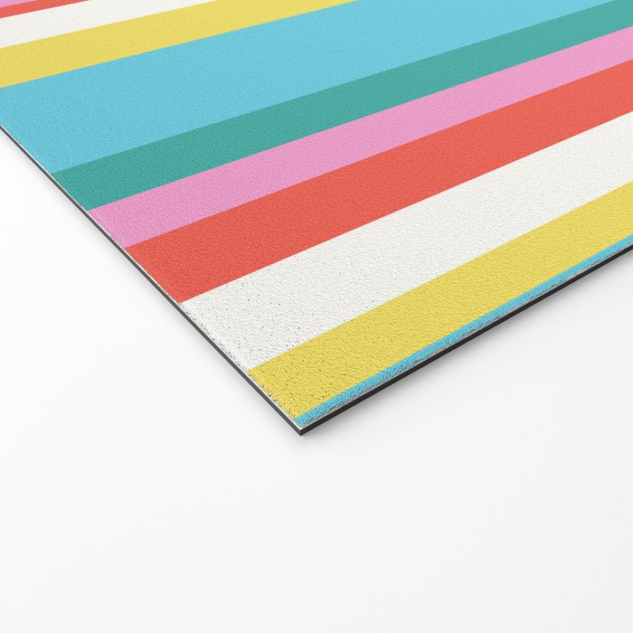 Classic Stripes II - 60s Candy Rainbow Welcome Mat Gallery Image 2
