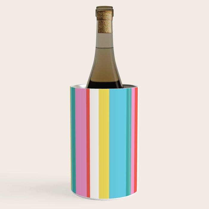 Classic Stripes II - 60s Candy Rainbow Wine Chiller Gallery Image 3