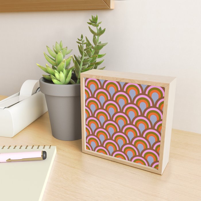 Retro Rainbow Arches Mini Art Print Gallery Image 2