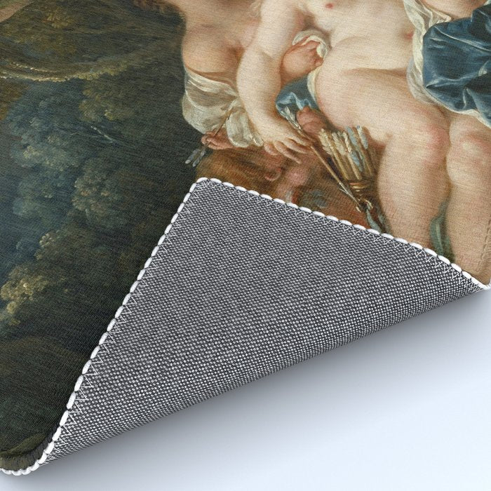 François Boucher "Jupiter and Callisto (The Nymph Callisto Seduced by Jupiter in the Guise of Diana) Rug Gallery Image 4