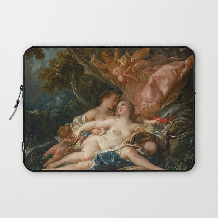 François Boucher "Jupiter and Callisto (The Nymph Callisto Seduced by Jupiter in the Guise of Diana) Laptop Sleeve Gallery Image 1