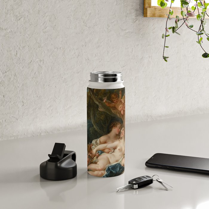 François Boucher "Jupiter and Callisto (The Nymph Callisto Seduced by Jupiter in the Guise of Diana) Water Bottle Gallery Image 4