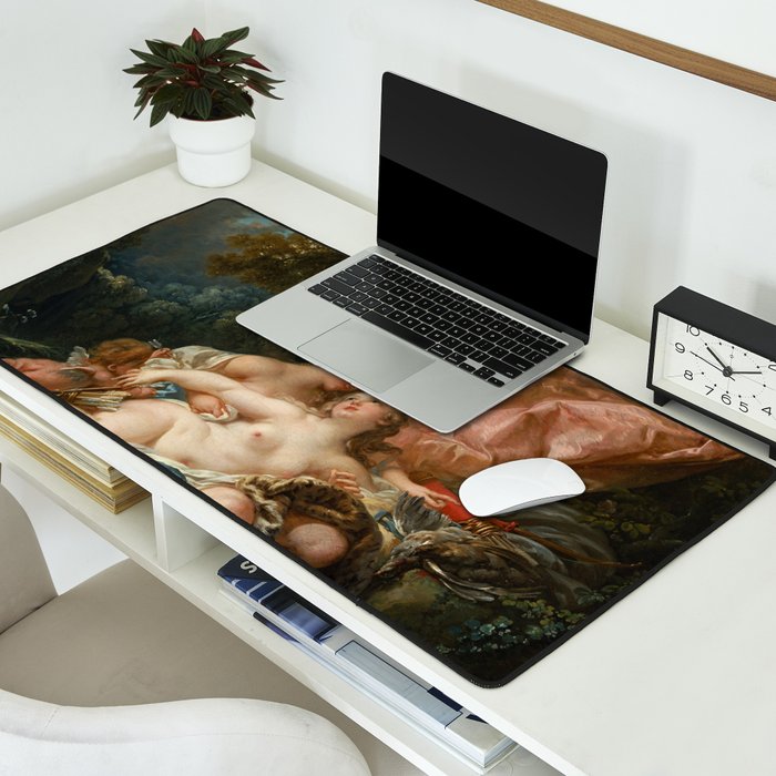 François Boucher "Jupiter and Callisto (The Nymph Callisto Seduced by Jupiter in the Guise of Diana) Desk Mat Gallery Image 2