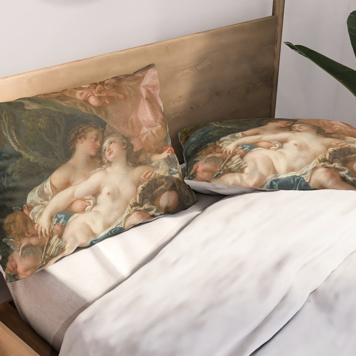François Boucher "Jupiter and Callisto (The Nymph Callisto Seduced by Jupiter in the Guise of Diana) Pillow Sham Gallery Image 2