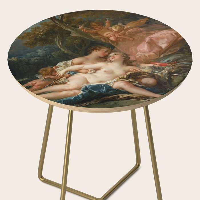 François Boucher "Jupiter and Callisto (The Nymph Callisto Seduced by Jupiter in the Guise of Diana) Side Table Gallery Image 2