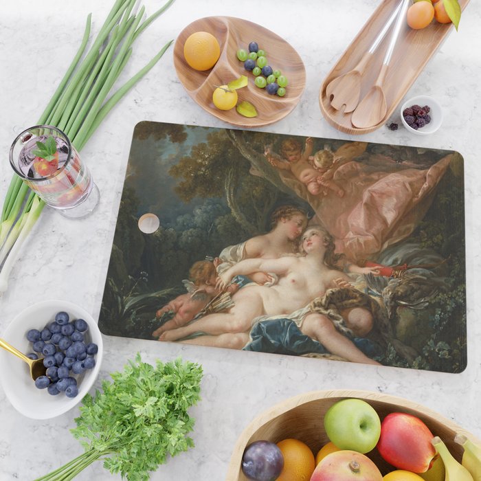 François Boucher "Jupiter and Callisto (The Nymph Callisto Seduced by Jupiter in the Guise of Diana) Cutting Board Gallery Image 2